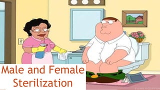 Male and Female
Sterilization
 