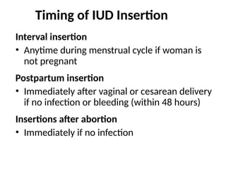 FAMILY PLANNING - IUD.pptx for all the students | PPTX