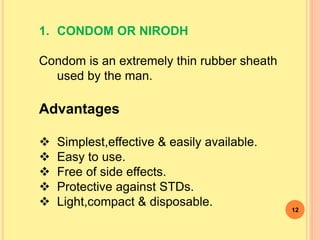 Nirodh Using Family planning | PPTX