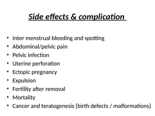 Comprehensive Overview of Intrauterine Devices and Hormonal ...