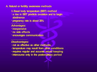 Bb&t Method Family planning and contraception methods | PPTX