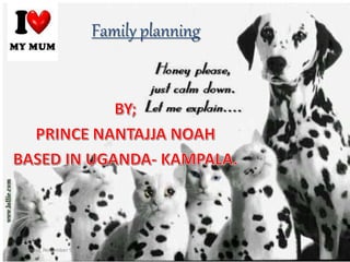 Monday, November 9, 2015 1
Family planning
 