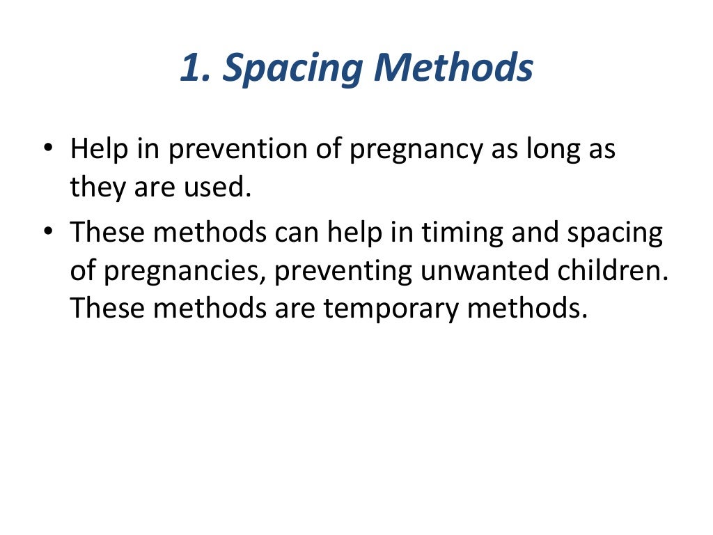 Family planning method