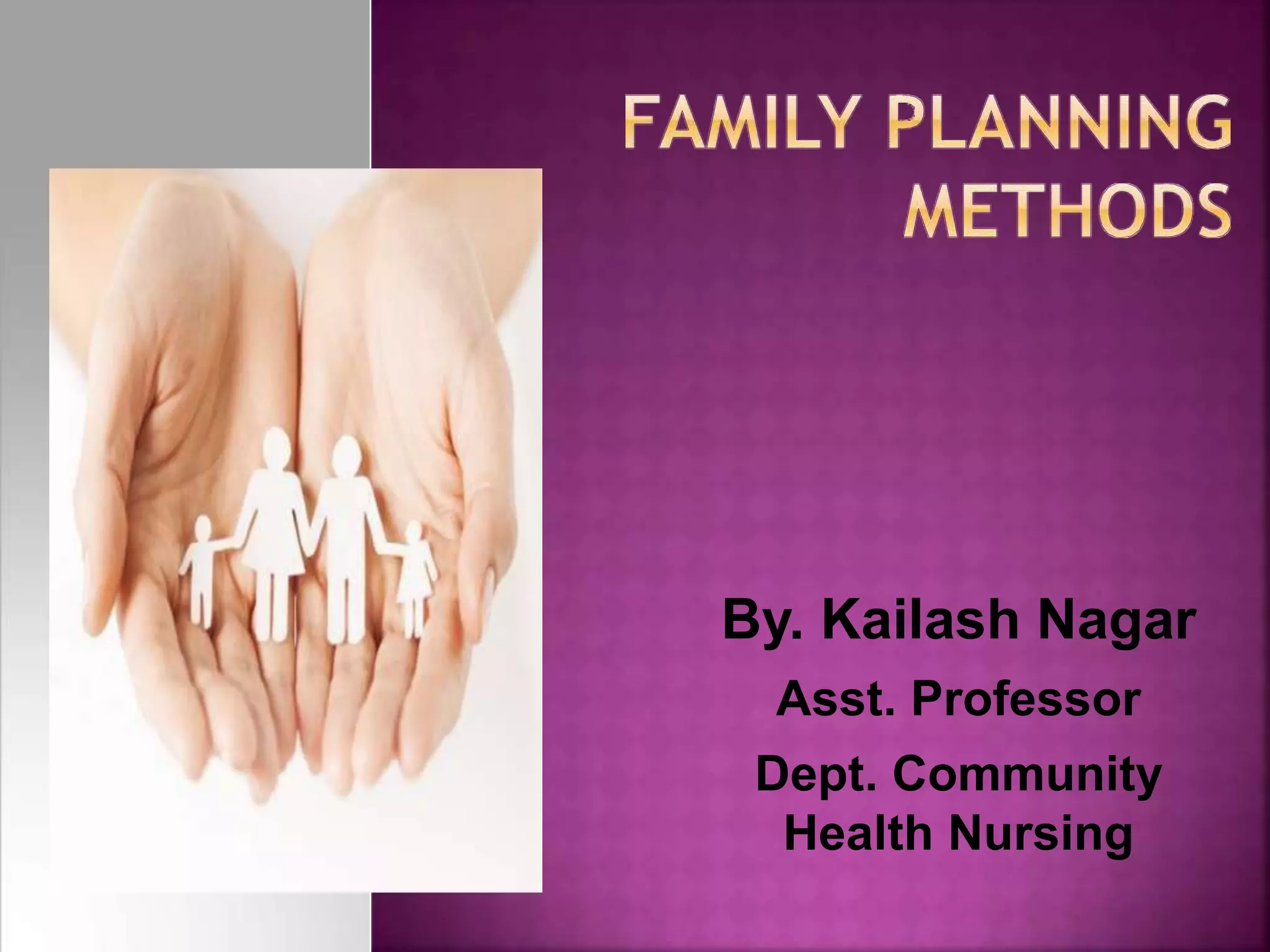 Family planning methods PPTX
