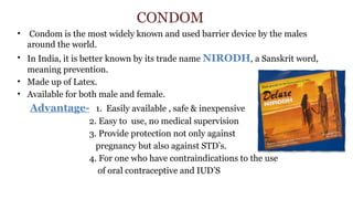Nirodh Using Family planning methods Family planning methods.pptx