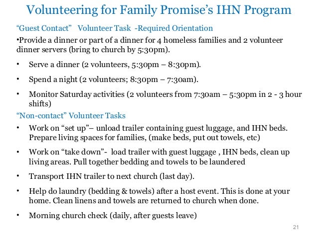 volunteering job description