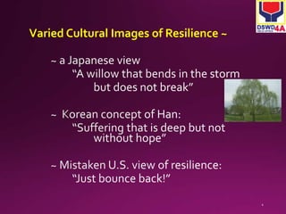 Varied Cultural Images of Resilience ~ 
 