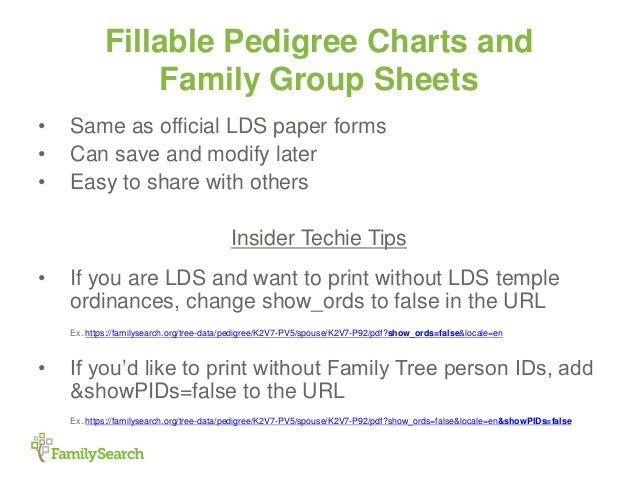 familysearch insider tips and tricks presentation
