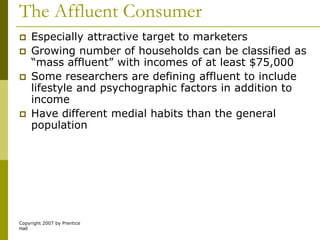Consumer Behaviour -Family, social class & life cycle