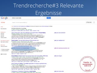 Trendrecherche#3 Relevante
Ergebnisse
 