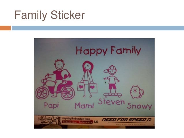 0858 7133 6000 Indosat Stiker Mobil Keluarga Pesan Stiker Family
