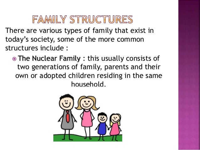 Family Structures Classification For A Sociology Presentation