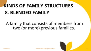 family stucture.pptx personal development | PPTX