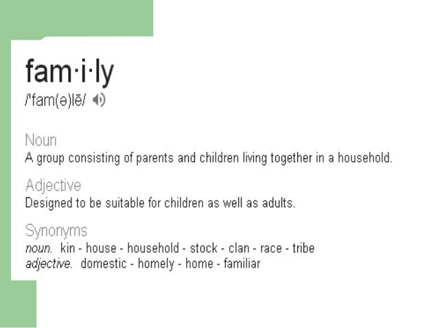 what is family