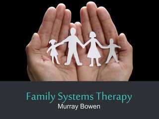 Family Systems Therapy
Murray Bowen
 