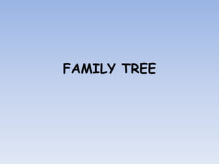 FAMILY TREE 