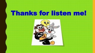 Thanks for listen me!