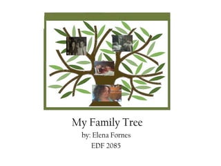 My Family Tree
by: Elena Fornes
EDF 2085

 