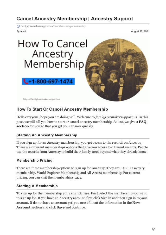 Familytreemakersupport.us cancel ancestry membership ancestry support