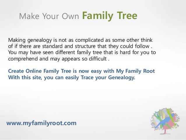 making family tree online