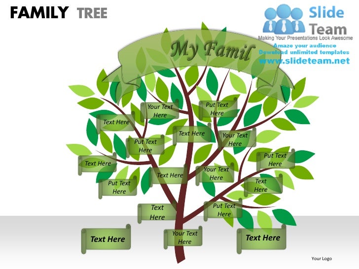 family tree powerpoint presentation slides ppt templates family tree template ppt