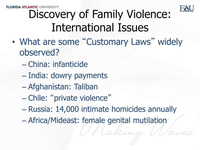 family violence research studies
