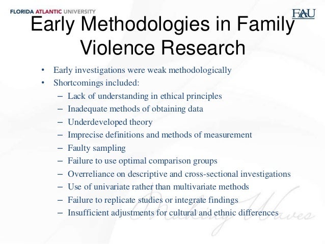 family violence research studies