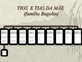 TIOS  E TIAS DA MÃE  (família Bagolin) 