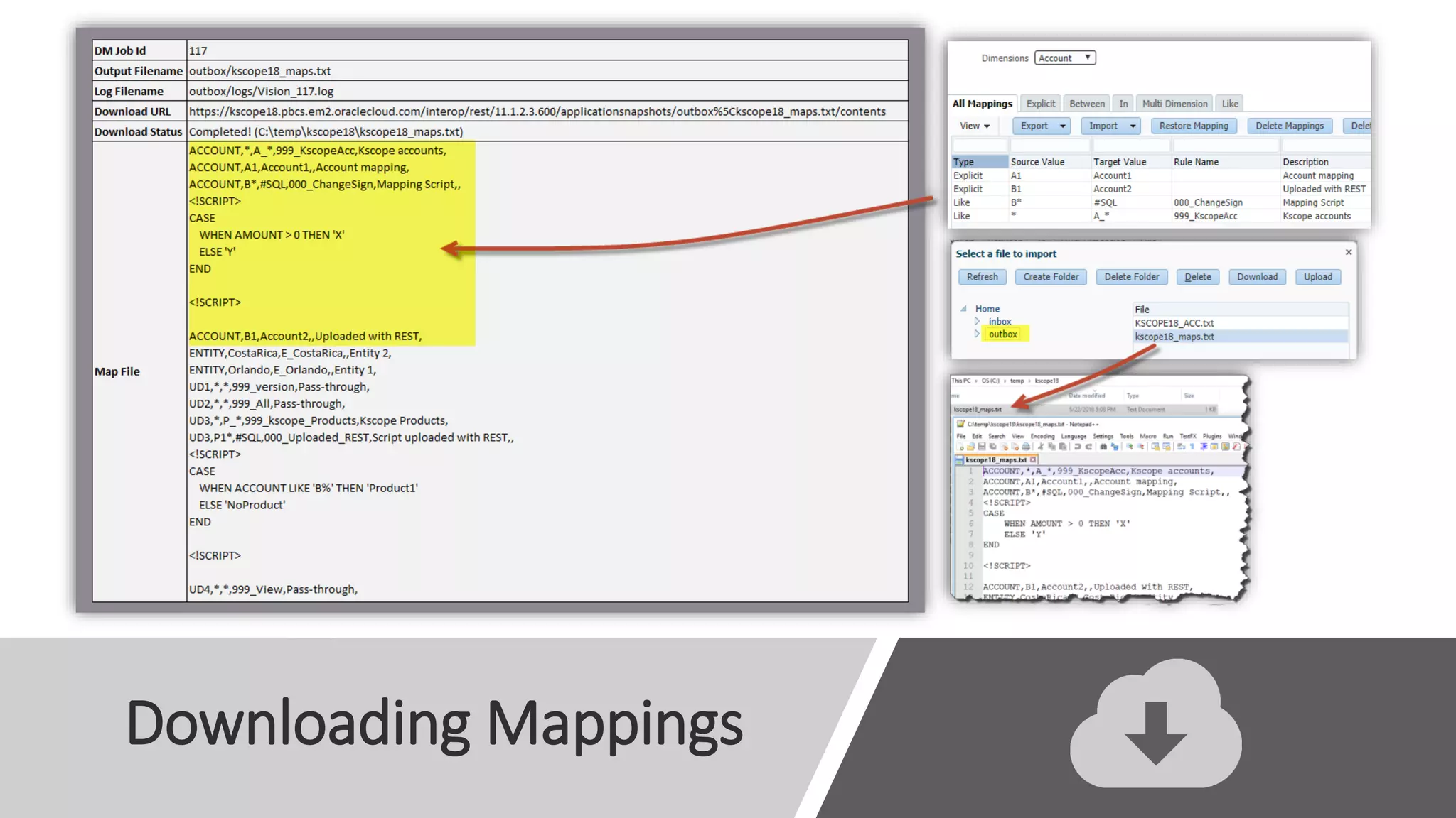 Downloading Mappings
 
