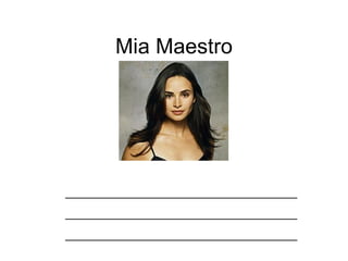 Ellen Ochoa ____________________________________ ____________________________________ ____________________________________ 