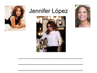 Mariah Carey ____________________________________ ____________________________________ ____________________________________ 