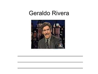 Rita Moreno ____________________________________ ____________________________________ ____________________________________ 