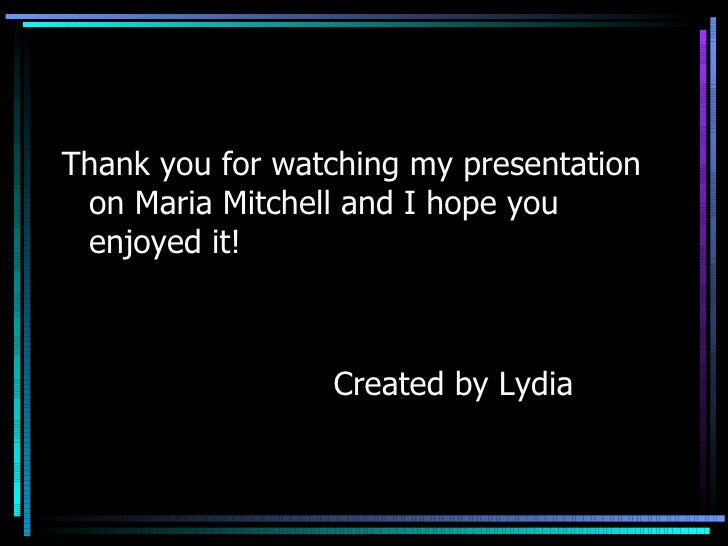 Famous Ma Presentations