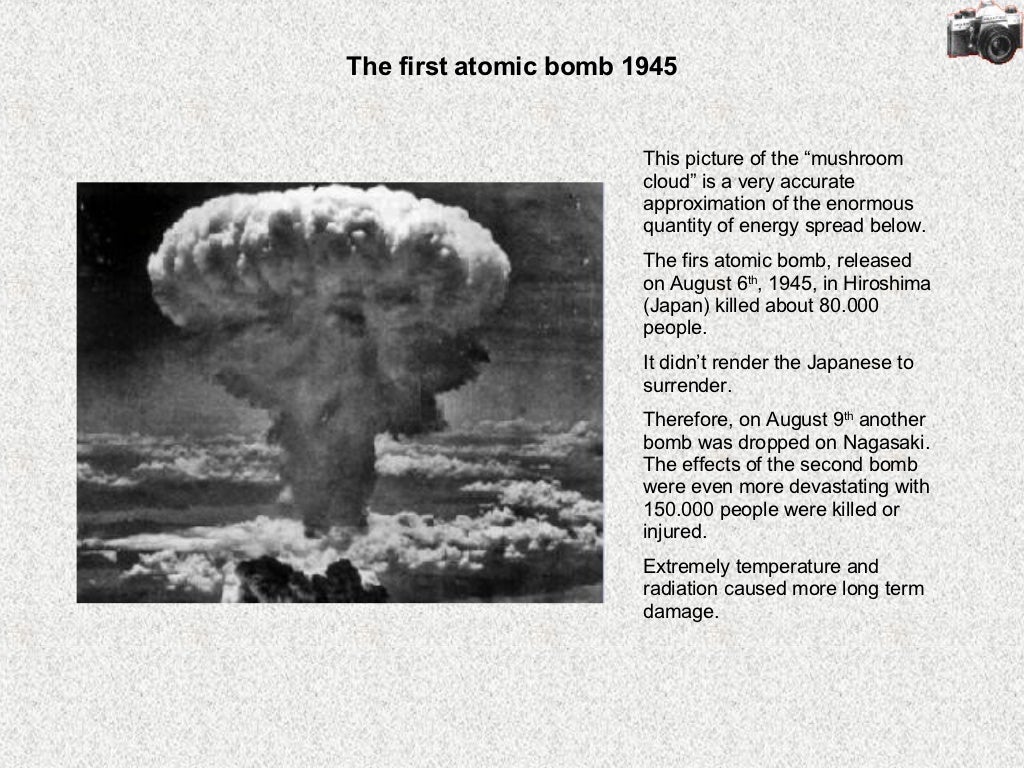 The first atomic bomb 1945