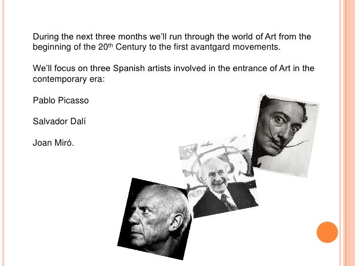 Famous 20th Century Artists Presentation Eng