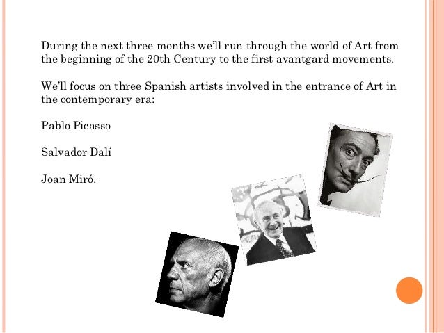 Famous 20th Century Artists Presentation Eng