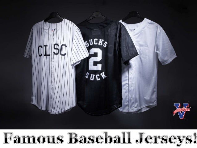Famous Baseball Jerseys!