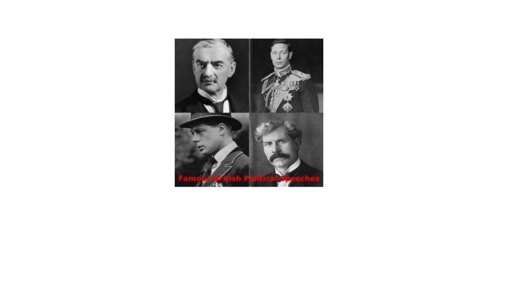 Famous British Political Speeches Audiobook Famous British Politica 