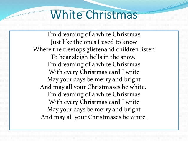 famous christmas songs microsoft office power point i m dreaming of a white christmas song