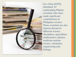 Famous filipinos in the field of science