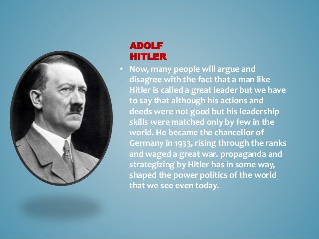 Famous leaders in the history