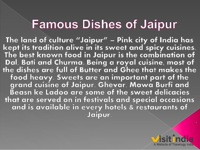 Famous local dishes of jaipur