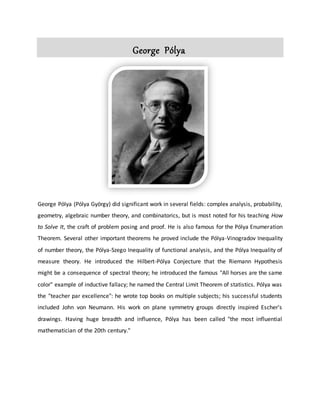 Famous mathematicians | DOCX