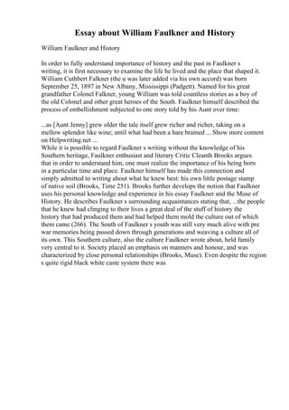 Famous Narrative Example Famous Narrative Essays | PDF