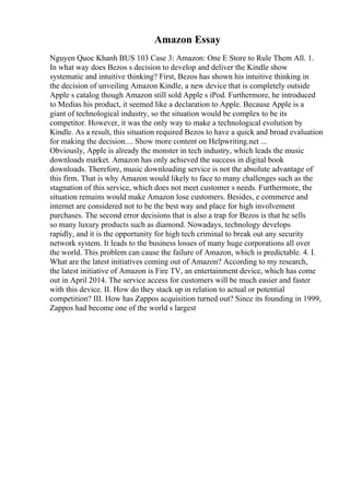Famous Narrative Example Famous Narrative Essays | PDF