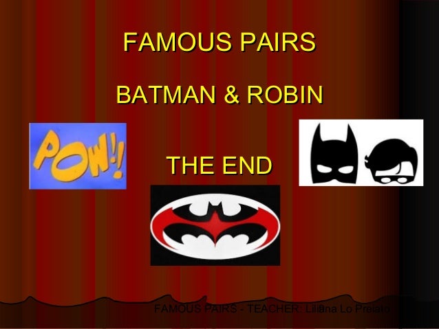 Famous pairs