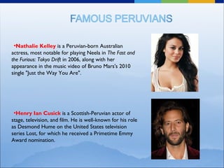 Famous peruvians | PPT