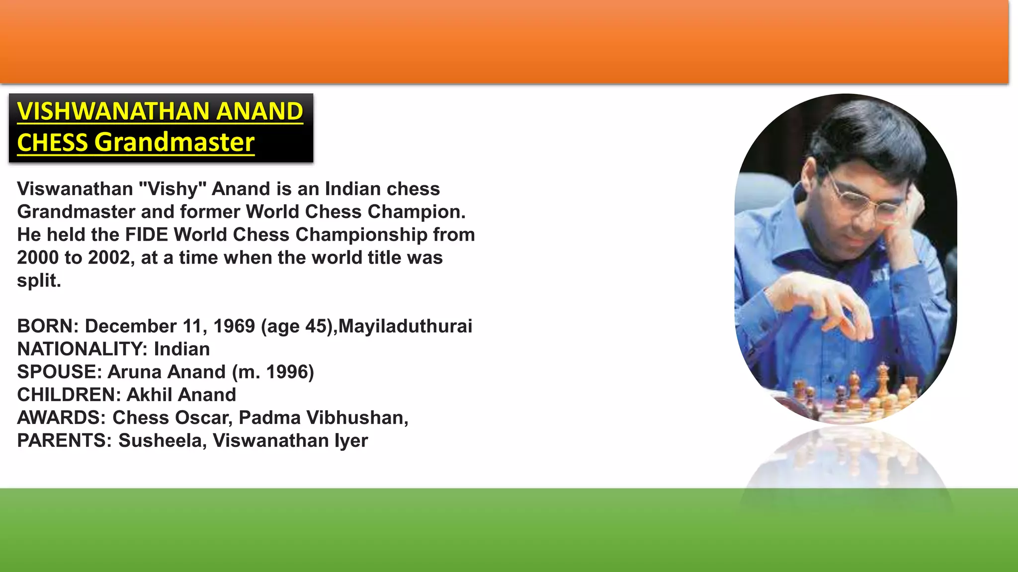 Famous sports personalities of india PPT