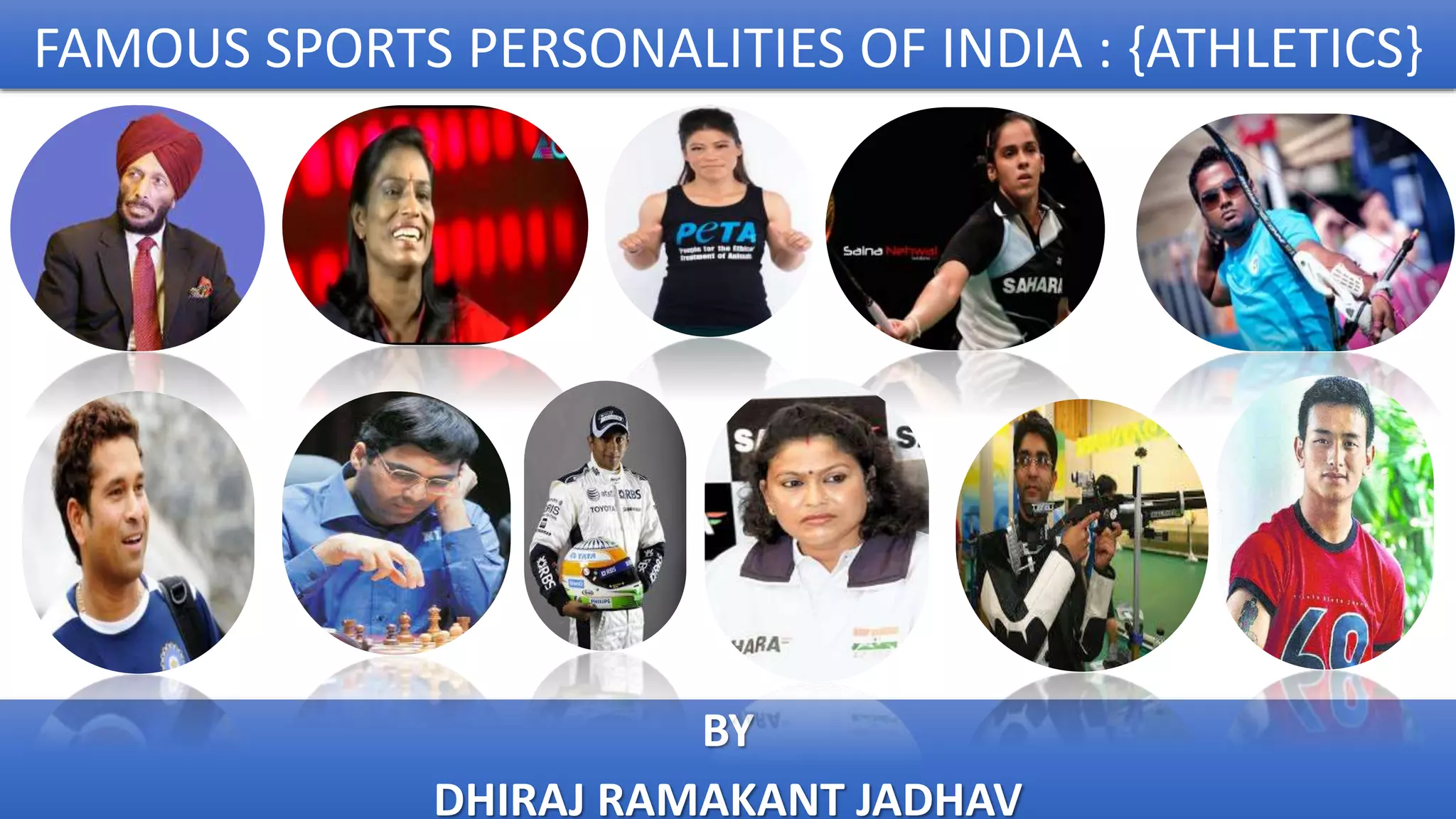 Famous sports personalities of india PPT