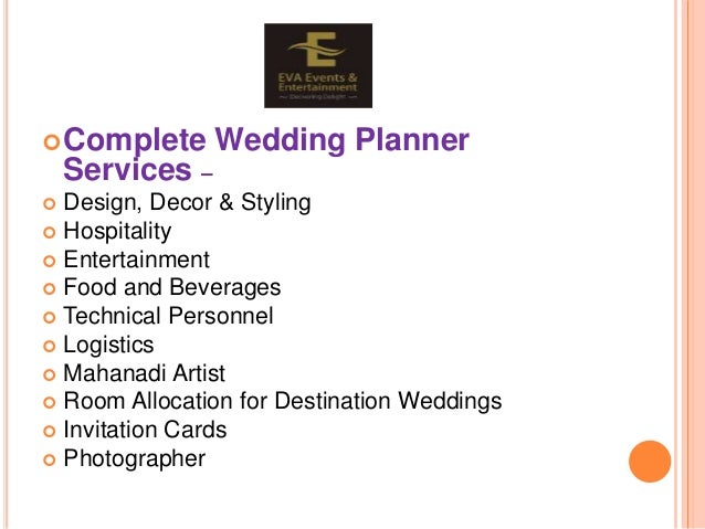 Wedding Planner Ppt Hamle Rsd7 Org